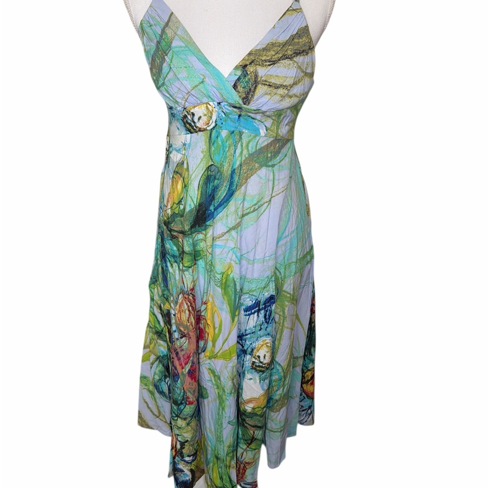 Jams world floral watercolor beach dress